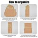 thumbnail image 4 of Bolsa de compras plegable | Bolsa reutilizable con portabotellas | Bolso de hombro impermeable de gran capacidad para la compra, viajes y uso diario, 4 of 7