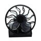 thumbnail image 2 of Fiudx Ventilador Solar, Energía Solar, Energía Solar, Portátil, Energía, Energía, Brillo, Actividad Ideal, Libre, Aventuras, Verano, Base Aleatoria., 2 of 6