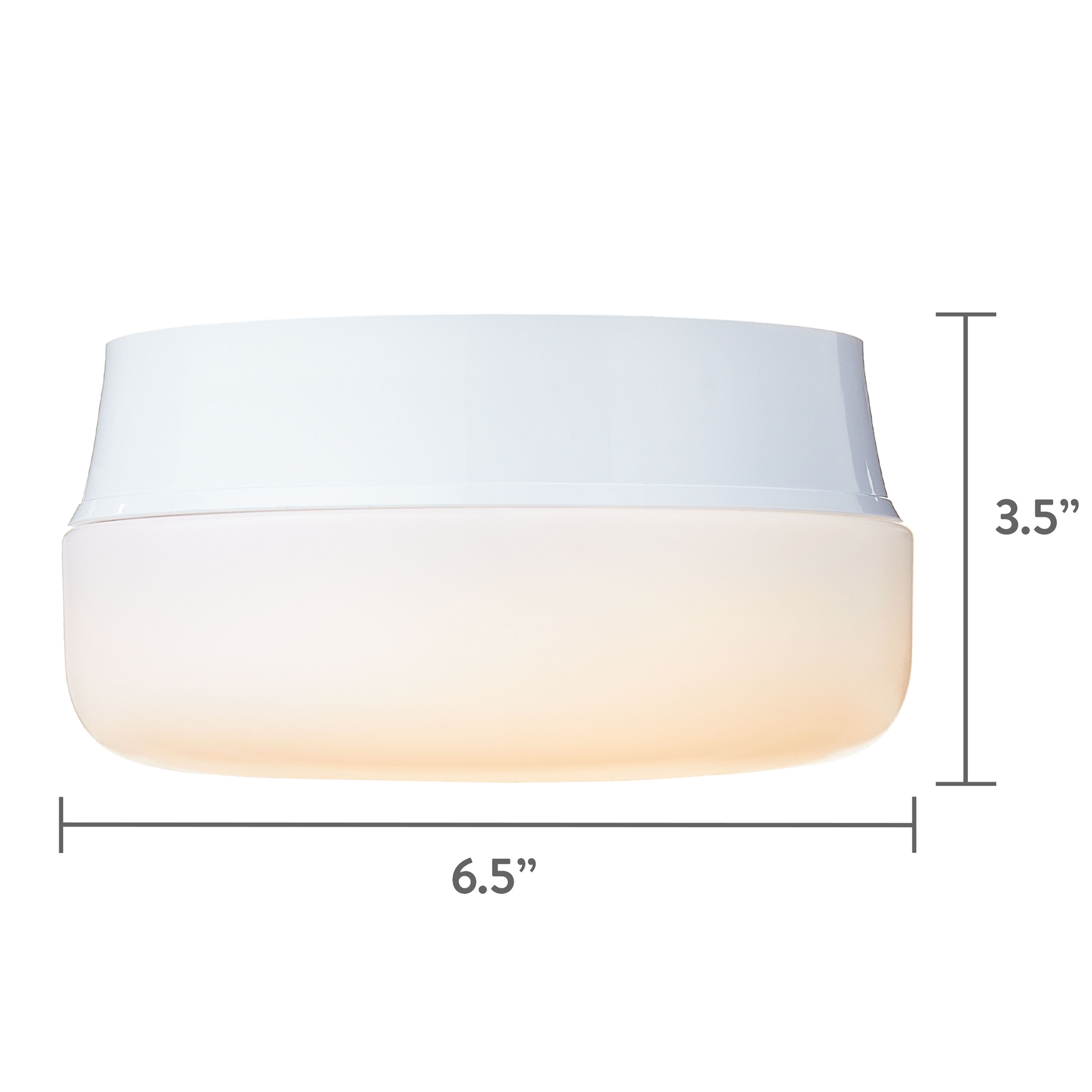 Great Value 7-Inch White LED Spin Light with 3 Color Temperatures