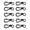 Small black, variant on YIGSECU 10Pcs Small Carabiner Clip Spring Snap Keyring Hook Backpacks Attachments Hook