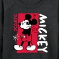 thumbnail image 3 of Disney - Mickey Iconic - Women's Lightweight French Terry Long Sleeve Shirt, 3 of 5