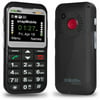 Snapfon ezTWO 3G Unlocked GSM Senior Cell Phone, SOS Button, Hearing Aid Compatible