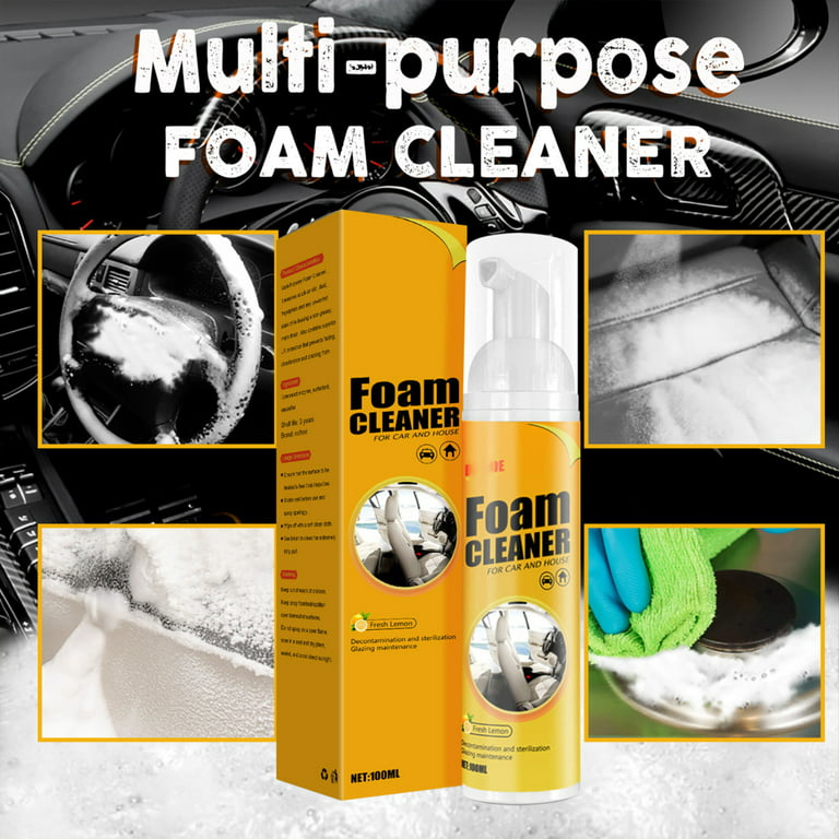 Wxgreats Crucial Foam Cleaner Spray - 2023 Best Multipurpose Foam Cleaner  Spray For Car, Amplesunshine Foam Cleaner, Powerful Stain Removal Kit Foam