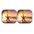 thumbnail image 7 of Balery 2 Piece Starfish Sunset Sea Beach Car Windshield Sun Shade|Foldable Front Windshield Shade for Car Front Window for Most Sedans SUV Truck-Large, 7 of 7