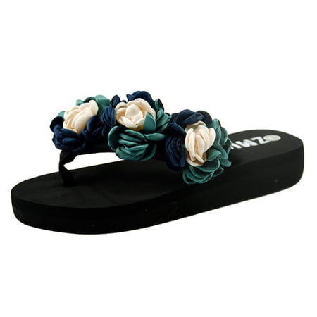 

QYZEU Womens Shows Womens Sandals Size 12 New Wedge Toe Sandals Fashion Sandals Bottomed Beach Women S Toe Women S Summer Clip Clip Sandals Women S Sandals