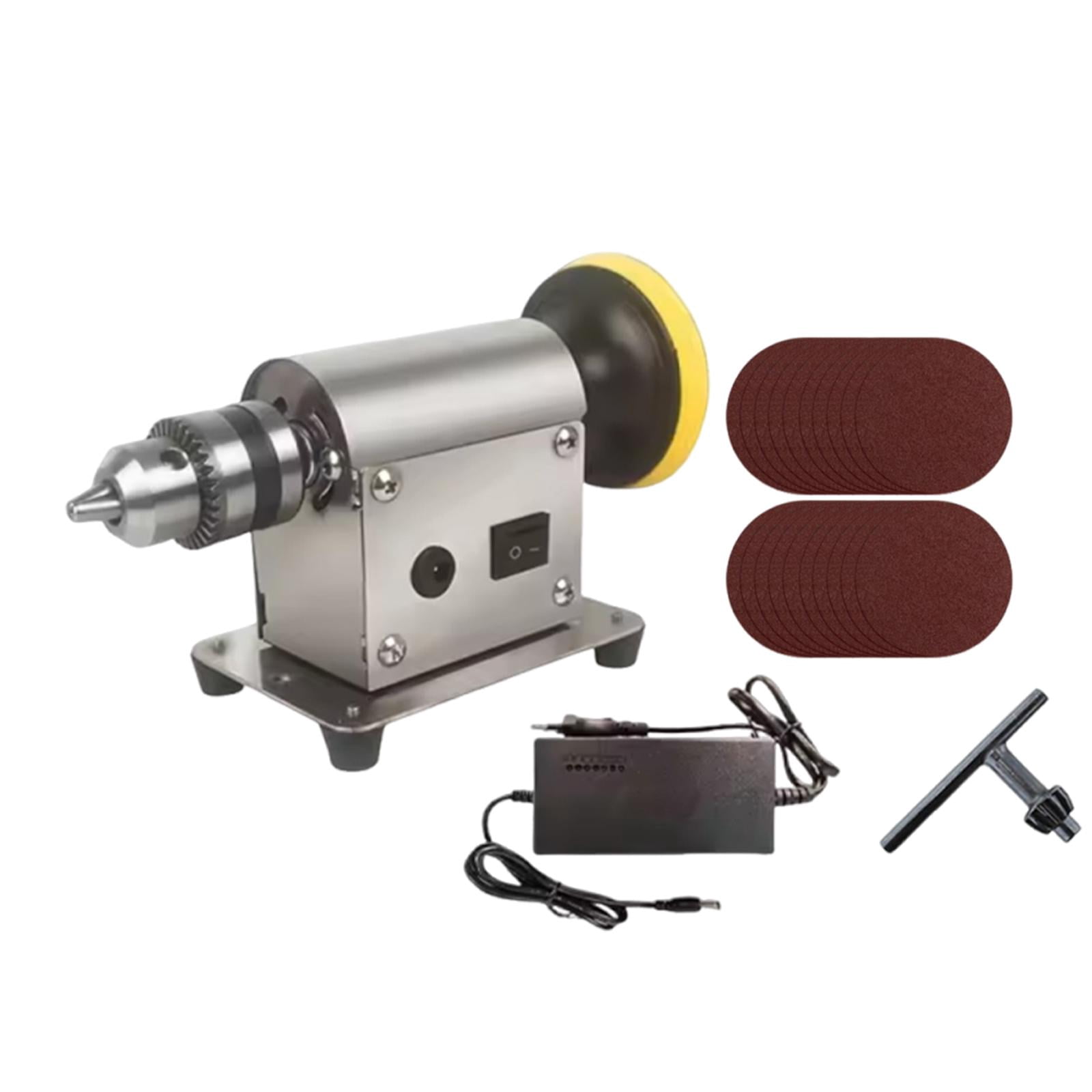 Miulika Bench Polisher Jewelry Polishing Machine Multifunction Grinder Adjustable Speed Professional Stainless Steel Tool Suitable for Jewelry Making for 150W 795 Motor