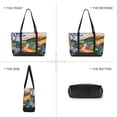 thumbnail image 6 of FORMRS Canvas Laptop Tote Bag for Women with 15.6" Computer Compartments Shoulder Handbag, Art Path, 6 of 7