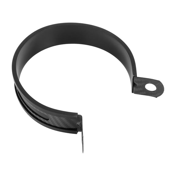 Durable Black 89mm/3.50" Exhaust Down Pipe Clamp Bracket Fastener for Motorcycle