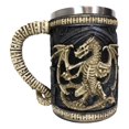 thumbnail image 4 of Skeletal Ossuary Ghost Dragon Overlord Large Beer Stein Tankard Coffee Mug Cup, 4 of 7