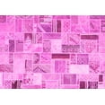 thumbnail image 1 of Ahgly Company Indoor Rectangle Patchwork Pink Transitional Area Rugs, 5' x 8', 1 of 4