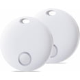 thumbnail image 1 of Rastreador, etiqueta inteligente, Bluetooth, compatible con Find My, impermeable IP67, para llaves, maleta, mochila, paquete de 2, 1 of 7