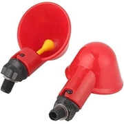 5 Pack Poultry Water Drinking Cups Chicken Hen Plastic Automatic Drinker