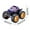 Purple, variant on 360° Rotating Stunt Friction Toy Car for Kids - Colorful Graffiti Push & Go Truck with Lifelike Body Wave, Durable ABS Plastic, All-Terrain Wheels - Indoor/Outdoor Play (9.5x8cm)