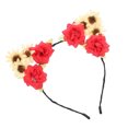 thumbnail image 2 of Ear Headdress, Comfortable Flower Headband Fashionable For Senior For Christmas For Adults For Carnival For Kids For Halloween ANGGREK FC1413, 2 of 8