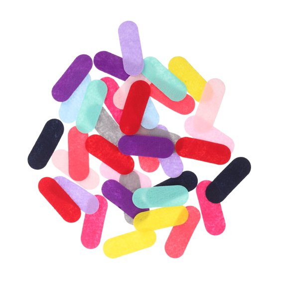 GAXIRE 200pcs Nonwoven Fabric Water Drop Hair Clips for Crafts, Stylish Hair Accessories Perfect for Teens and Girls