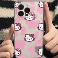 thumbnail image 1 of Cute Cartoon Hello Kitty For iPhone 13 12 Pro Max Mini 11 Pro X XR XS Max 6 6S 7 8 Plus Se2 Clear Phone Case Cover Coque LXY, 1 of 7