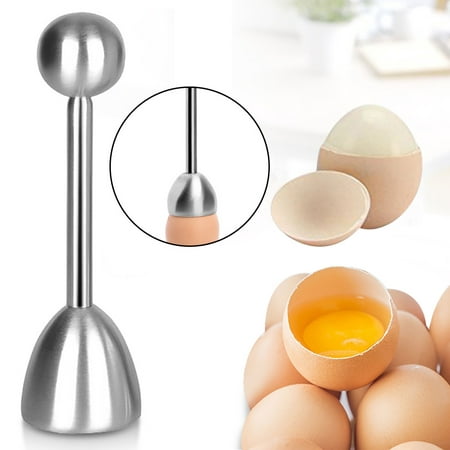 

Egg Topper Cutter Cracker Egg Shell Opener Remover Stainless Steel For Soft and Hard Boiled Eggs
