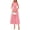 Pink, variant on Spring Casual Dresses for Women Summer Business Work Midi Sleeveless A Line Pleated Cocktail Dress