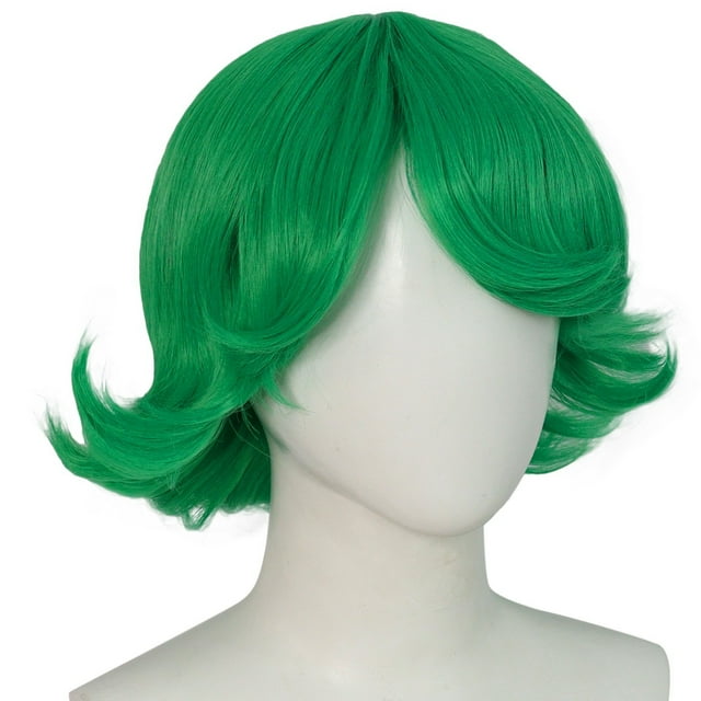 Peluca de cosplay de pelo sintético Senritsu No Tatsumaki's para adultos
