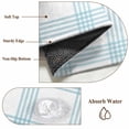 thumbnail image 4 of Blue Checkered Kitchen Runner Rug 2x6 Washable Runners for Hallway Non Slip Farmhouse Buffalo Plaid Watercolor Large Area Rug Indoor Floor Carpet for Bathroom Laundry Entryway Bedroom Living Room, 4 of 9