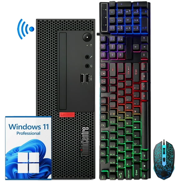Lenovo ThinkCentre M70c SFF Desktop Computer PC Intel Core i5 10400 Processor 16GB DDR4 RAM New 2TB (Fast Boot) NVMe SSD Windows 11 Pro Built-in WIFI 6 - Refurbished