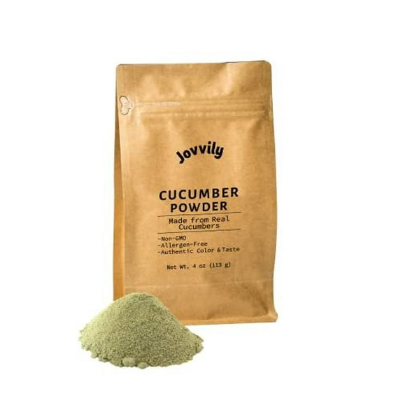 Jovvily Cucumber Powder - 4oz - Real Cucumbers - Easily Dissolves