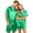 AC04-Green, variant on Couple Matching Pajamas Sets Silk Short Sleeve Button Down Sleepwear Satin Pjs Shorts Set Soft 2 Pieces Loungewear Red 2XL