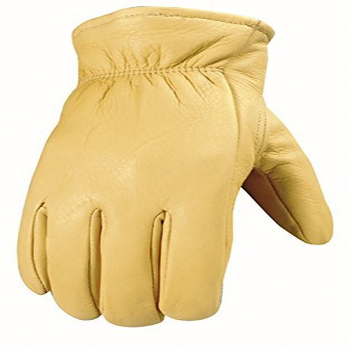 Men's Deerskin Winter Work Gloves,100gram Thinsulate Insulation