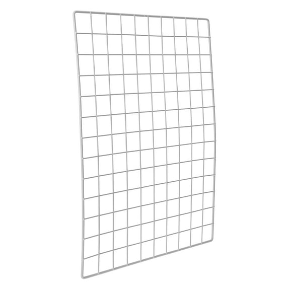 Homoyoyo White Iron Wall Grid Panel for Home Decor, Storage Organizer, Wall Display Rack for Office and Living Room