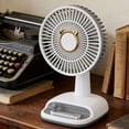 thumbnail image 5 of Kbndieu USB Desk Fan, Small Quiet Powerful 3 Speeds, Personal Mini Portable Desktop Table Fans, Cooling for Home Office Car Travel Indoor Outdoor, 5 of 6
