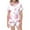 Pink, variant on RMGVDSD Girls Summer Pajamas Set 2 Piece Outfits For Girls Flower Print Satin Pajamas Set Button Down Short Sleeve Shorts Sleepwear Sets Girls Cozy Nightwear for 2-3 Years