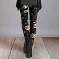 thumbnail image 2 of Jxximdong Leggings for Women Ladies' Slim Fit Floral Slimming Printed Bottom Pants Multicolor XXXXXL Yoga Pants, 2 of 5