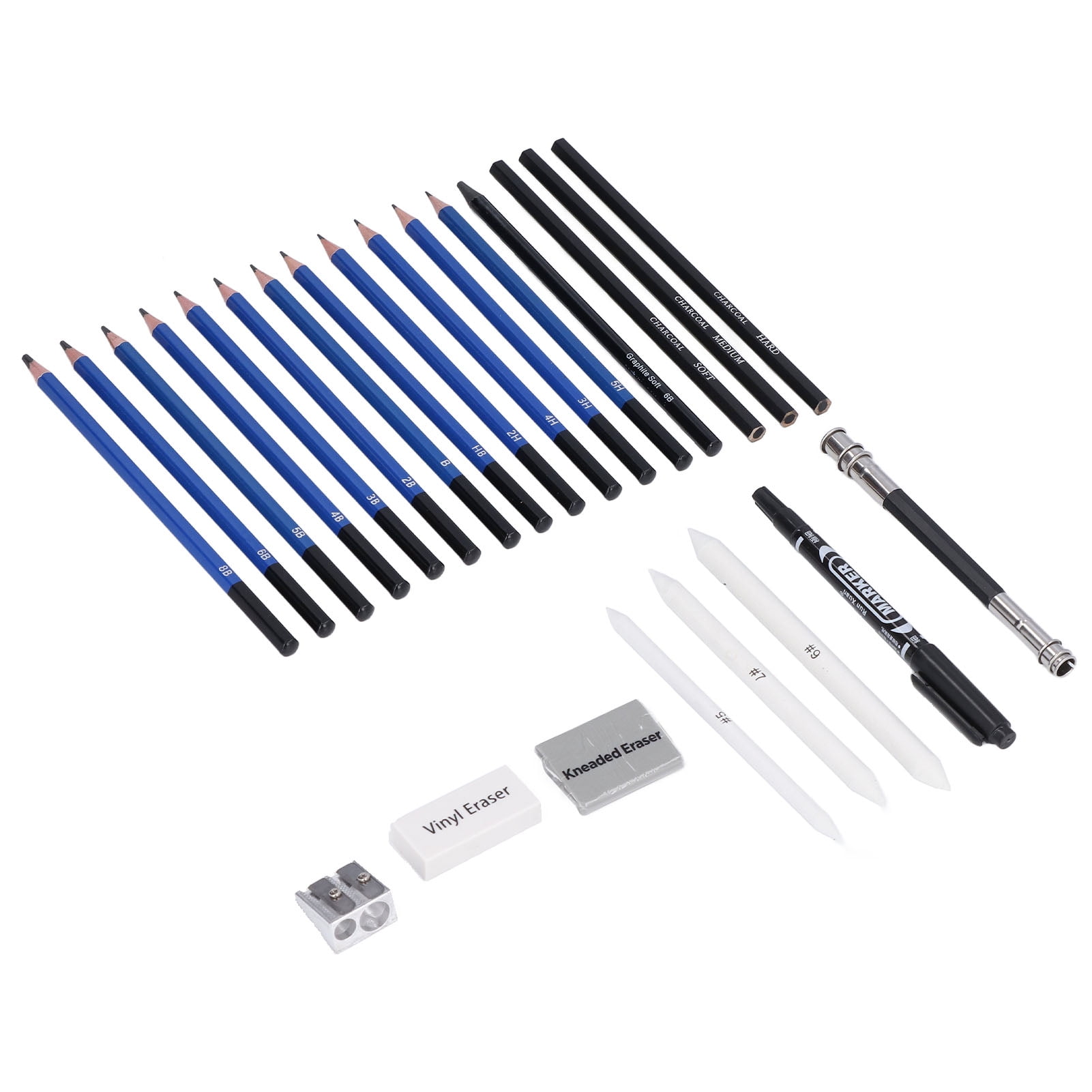 Sketch Set, Professional Portable Drawing Kit Pencils For Housewarming