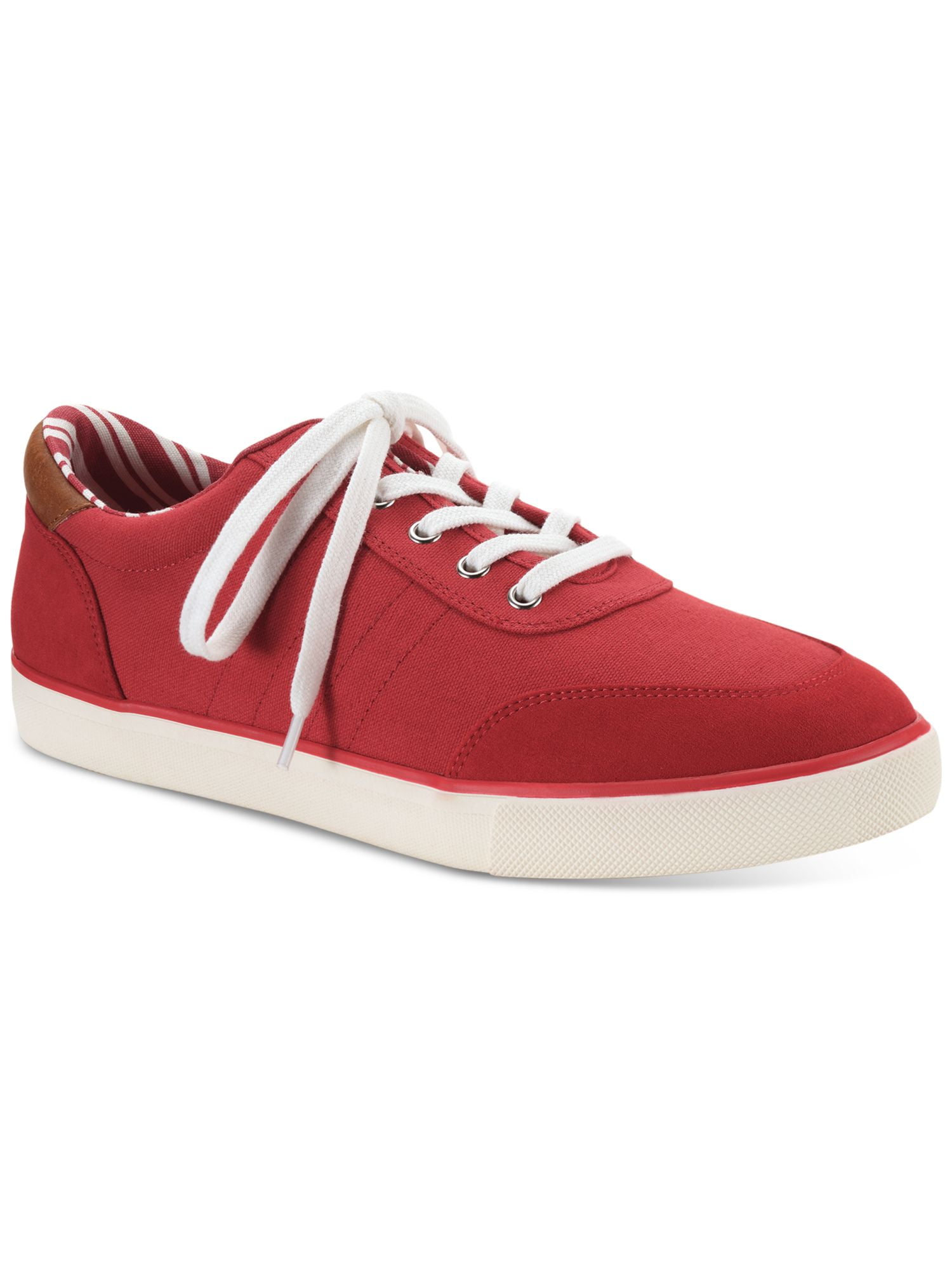 SUN STONE Mens Red Cushioned Kiva Round Toe Platform Lace-Up Sneakers Shoes 7 M Sun Stone Men main image 2
