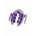 thumbnail image 1 of Rouleau Circulaire pour Mollet 26 Rouleaux : Outil de Soulagement des Muscles des Jambes, Amincissant et Tonifiant pour Récupération Post-Entraînement / Roue de Yoga Violette Profonde pour Relaxation, Boost de Circulation et Soins de Beauté des Jambes, 1 of 6