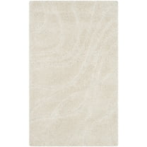 SAFAVIEH Florida Tamzen Abstract Shag Area Rug, Creme, 2' x 3'