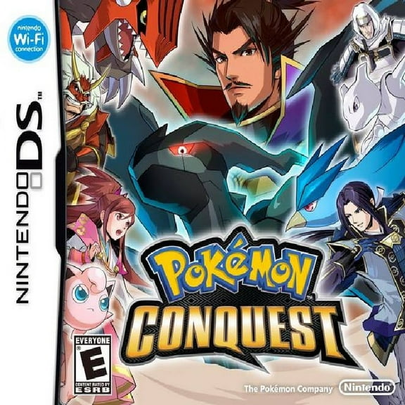 Restored Pokemon Conquest (Nintendo DS, 2012) RPG Game (Refurbished)