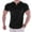 Black, variant on cfhntfmh V Neck Shirts for Men Cotton Stretch Short Sleeve Summer Pullover Tops Slim Casual Solid Workout Athletic T-Shirts