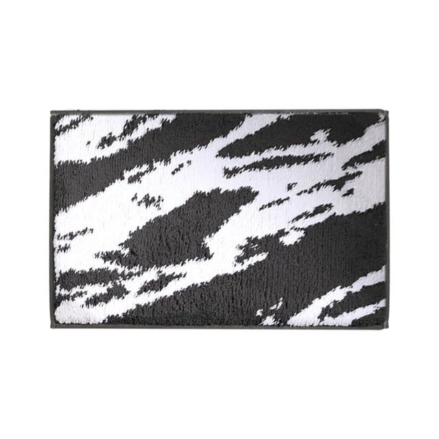 Pedty Carpet,Absorbent Carpet Dark Gray A,Luxurious Fiber Lock Carpet with Non Slip Backing Soft Polyester Doormat in Stylish Pattern for Entrance Hall Bedroom Living Room Kitchen Or Bathroom