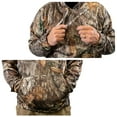 thumbnail image 3 of HOT SHOT Men’s Camo Performance Fleece Hoodie – Realtree Edge Hoodie Hunting Pullover, Large, 3 of 5