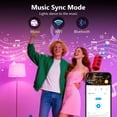 thumbnail image 3 of Bombillas inteligentes DAYBETTER RGBCW Color Alexa Google Home, paquete de 4, 3 of 8