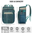 thumbnail image 3 of Insulated Cooler Backpack,Soft Backpack Coolers Insulated Leak Proof Travel Cooler Bag Waterproof Lunch Picnic Beach Work Trip Thermal Bag Drink Beverage Beer Bag Cooler Abstract Geometry Colorful, 3 of 6