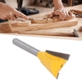 thumbnail image 4 of Woodworking Dovetail Router Bit, 1/4in Shank Woodworking Router Bit  Tungsten Steel Alloy PTFE Coating  For Trimming 1/4 X 1, 4 of 8