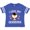 Football Blue and White, variant on Inktastic I Love My Grandma with Cute Penguin and Hearts Girls Toddler T-Shirt