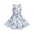 thumbnail image 2 of Girls Dress Peacock Silver Gray Tulle Pageant Party 4-5 Years, 2 of 6