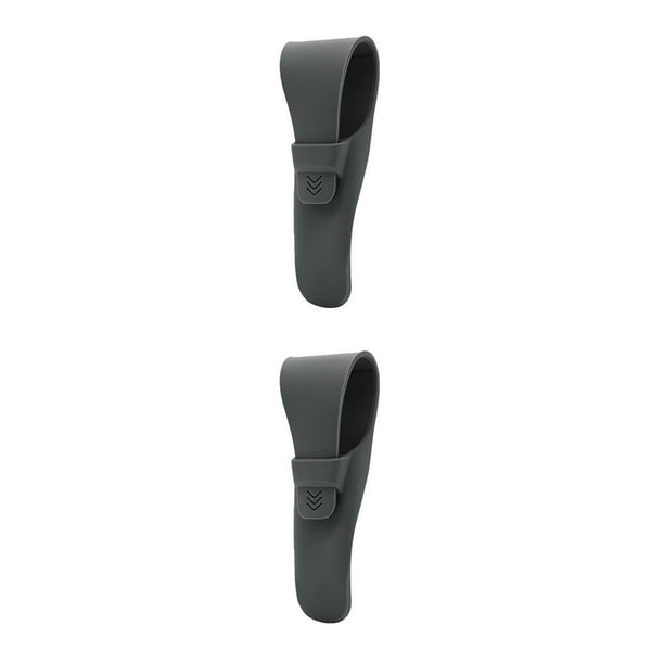 Inteprter Caja de almacenamiento para afeitadora Manual, funda de transporte, Protector inastillable, organizador, estuche, portador para viajes Gris oscuro 2piezas
