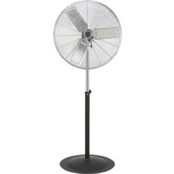 30in 7200 CFM Strongway Outdoor Pedestal Misting Fan 