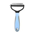 thumbnail image 3 of Universal Pet Grooming Tool Double Deshedding Comb Stainless Steel Massage Brush for Dogs and Cats, 3 of 4