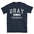 thumbnail image 1 of Gray Georgia Classic Established Men's Cotton T-Shirt, 1 of 1