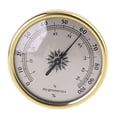 thumbnail image 1 of Indoor Outdoor 7.2cm Round Durable Gold 0~ (Rh) Hygrometer Humidity Meter, 1 of 6